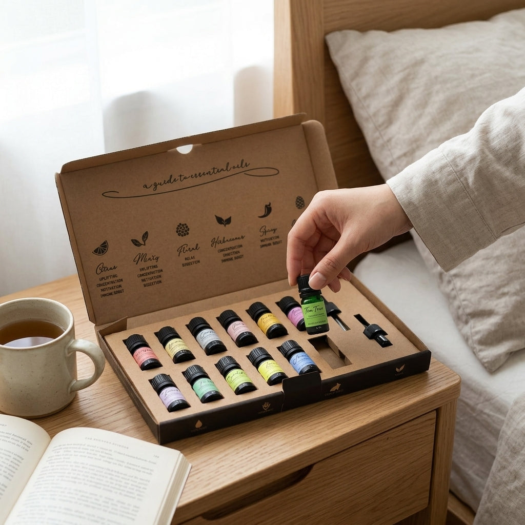 ANYÁK NAPJA — HAVEN Diffúzor + A Tizenkettő Illóolaj Szett | Csend